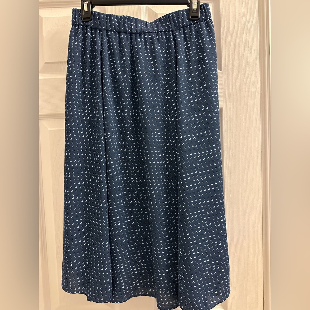 Gap Blue Sheer Skirt